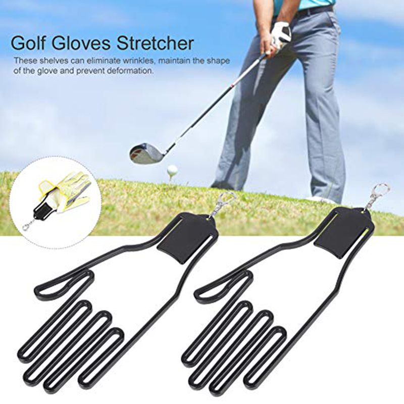Golf Glove Cadet - ที่แขวนถุงมือกอล์ฟแบบต่อขยาย ที่แขวนถุงมือ ABS ที่จัดทรงถุงมือ ที่แขวนถุงมือพลาสติกพร้อมหัวเข็มขัดโลหะ อุปกรณ์เสริมกอล์ฟ