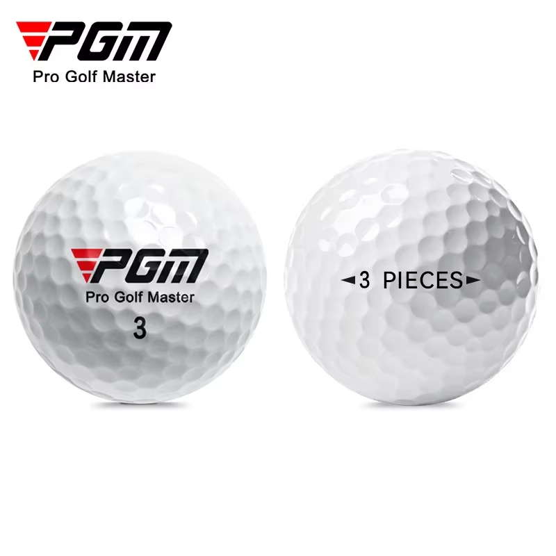 Golf Ball Premium - ลูกกอล์ฟ PGM 3 ชั้น พร้อมยางยืดหยุ่นสูง ลูกกอล์ฟวัสดุซาริน