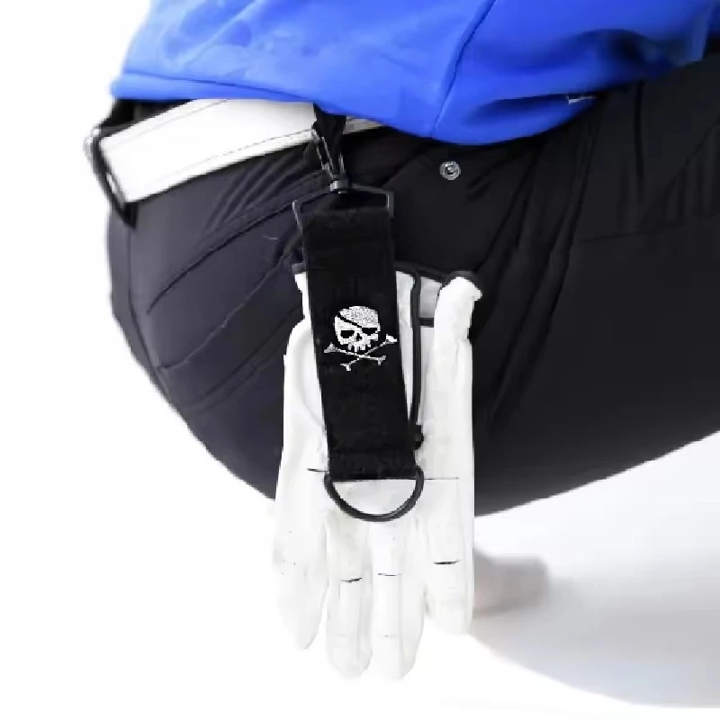 Golf Glove Cadet - 1-4 ชิ้น ที่แขวนถุงมือกอล์ฟหลากสีพร้อมเทปเมจิกสองด้าน ที่หนีบไม้กอล์ฟแบบพกพาสำหรับใช้งานกลางแจ้ง อุปกรณ์เสริมกอล์ฟ