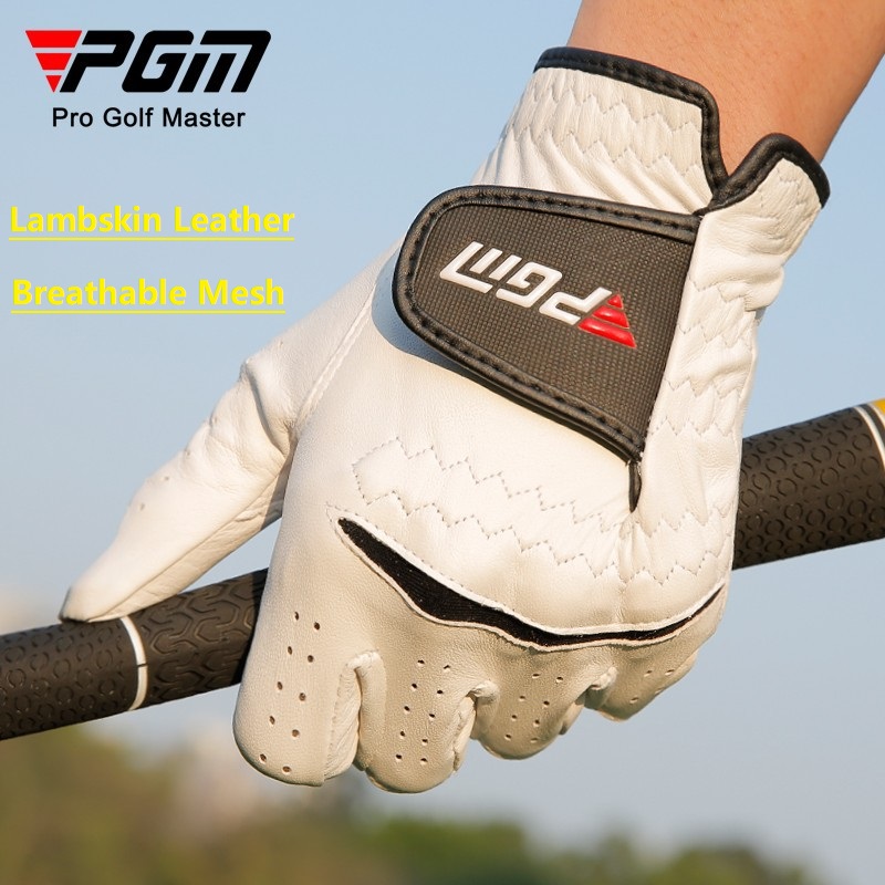 Golf Glove Cadet - PGM Men Golf ถุงมือหนังแท้ถุงมือกีฬา Breathable Skid-proof