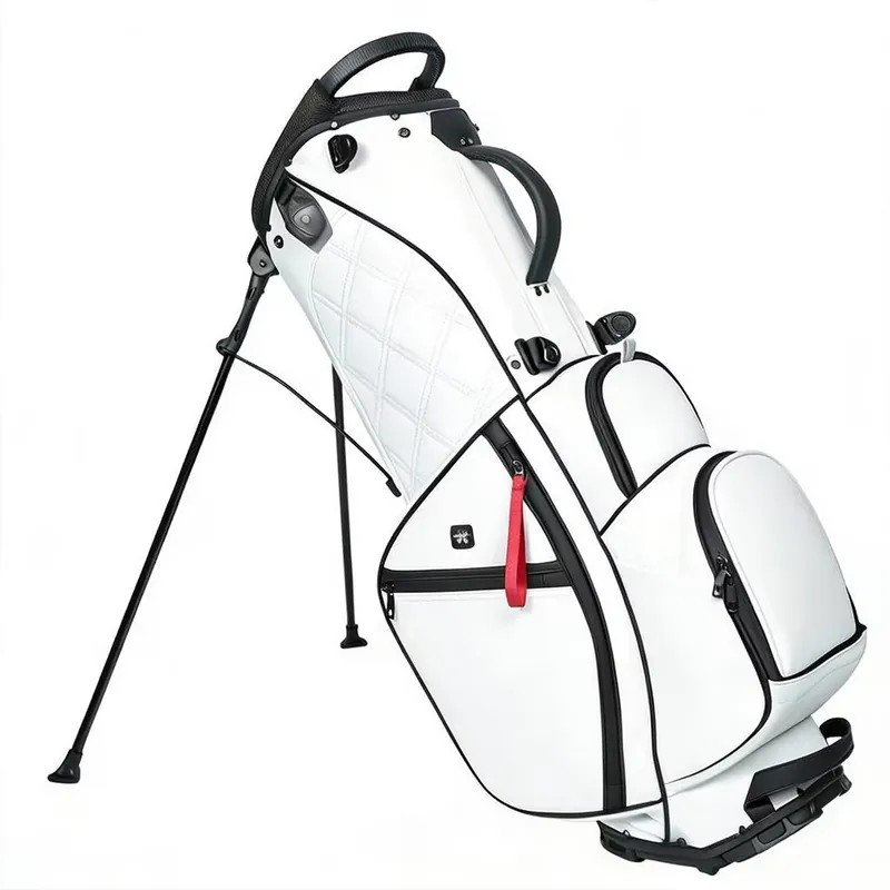 Golf Equipment Logo - กระเป๋ากอล์ฟแบบตั้งได้ ASL GOLF พร้อมโลโก้สั่งทำ วัสดุหนัง PU