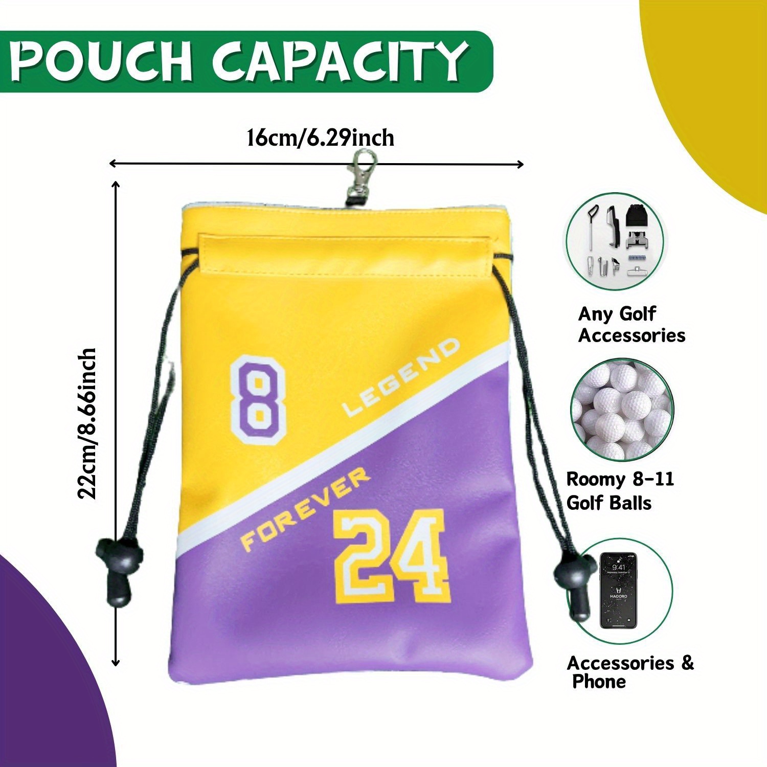 กระเป๋าใส่ของมีค่าสำหรับกอล์ฟล - Golf Ball Premium บทวิจารณ์และราคา