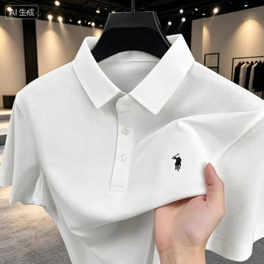 เสื้อโปโลคลาสสิกสำหรับผู้ชาย – - Golf Equipment Logo บทวิจารณ์และราคา