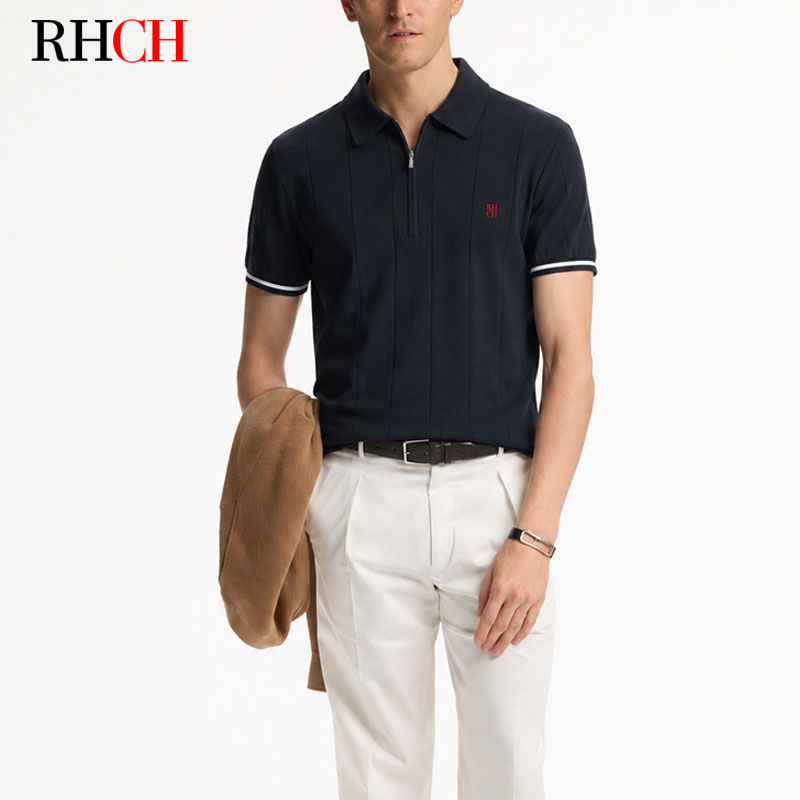เสื้อโปโลชาย RHCH แขนสั้น คอปก - Golf Equipment Logo บทวิจารณ์และราคา